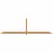 Ekena Millwork Eugene Smooth Timber Gable Bracket, Western Red Cedar, 96"W x 28"H x 1 1/2"D x 3 1/2"F, 7/12 Pitch GBW096X28X0204EUG00SWR - alternate 1